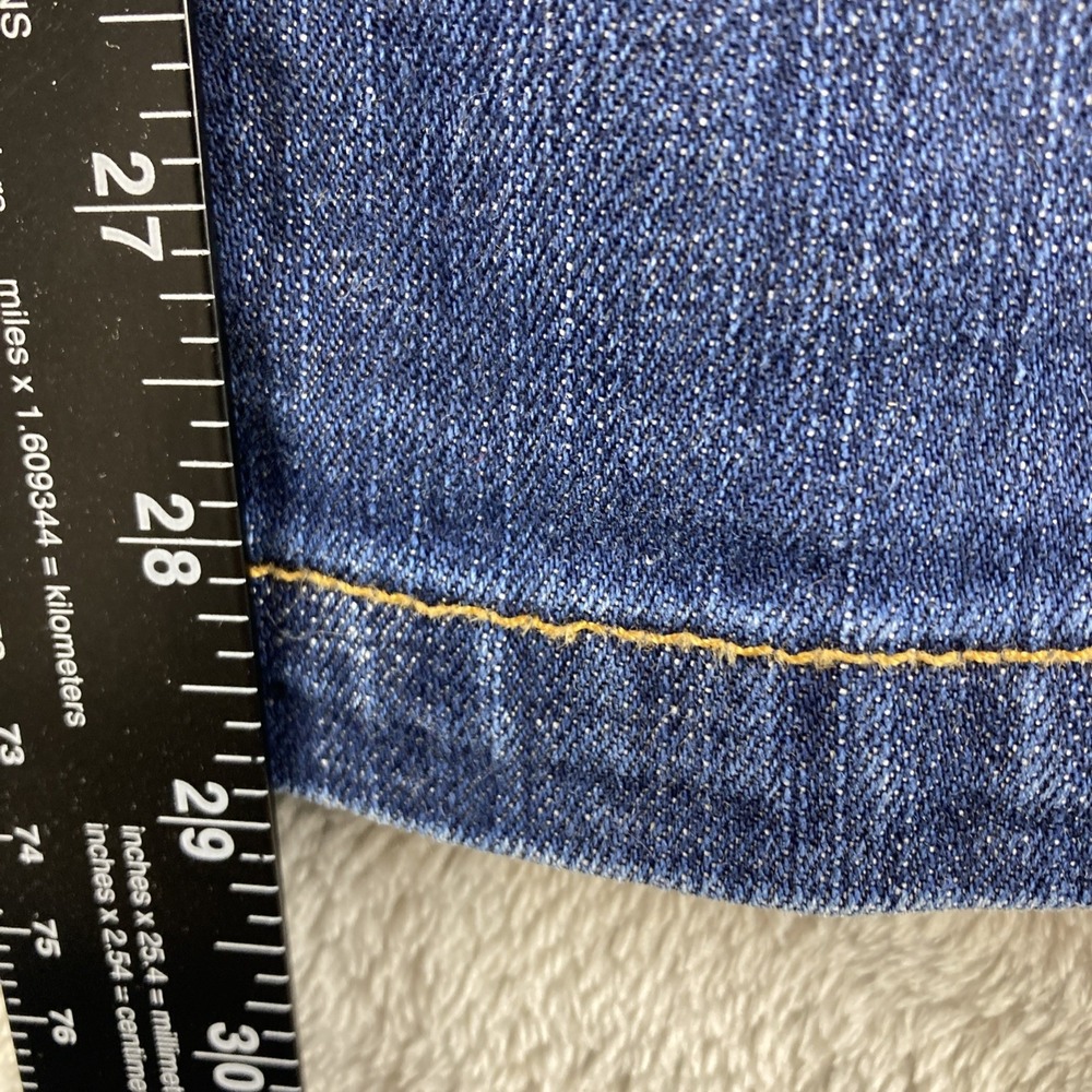 Jones New York Jeans Women's 4 Blue Denim Stretch Straight Leg Dark‎ Wash - Picture 10 of 16